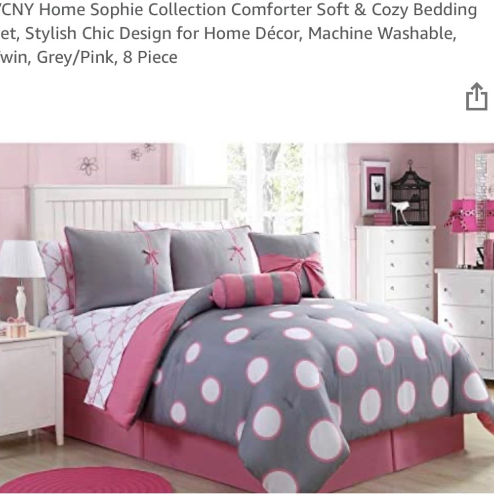 VCNY Home Sophie Collection Comforter Soft & Cozy Bedding Set